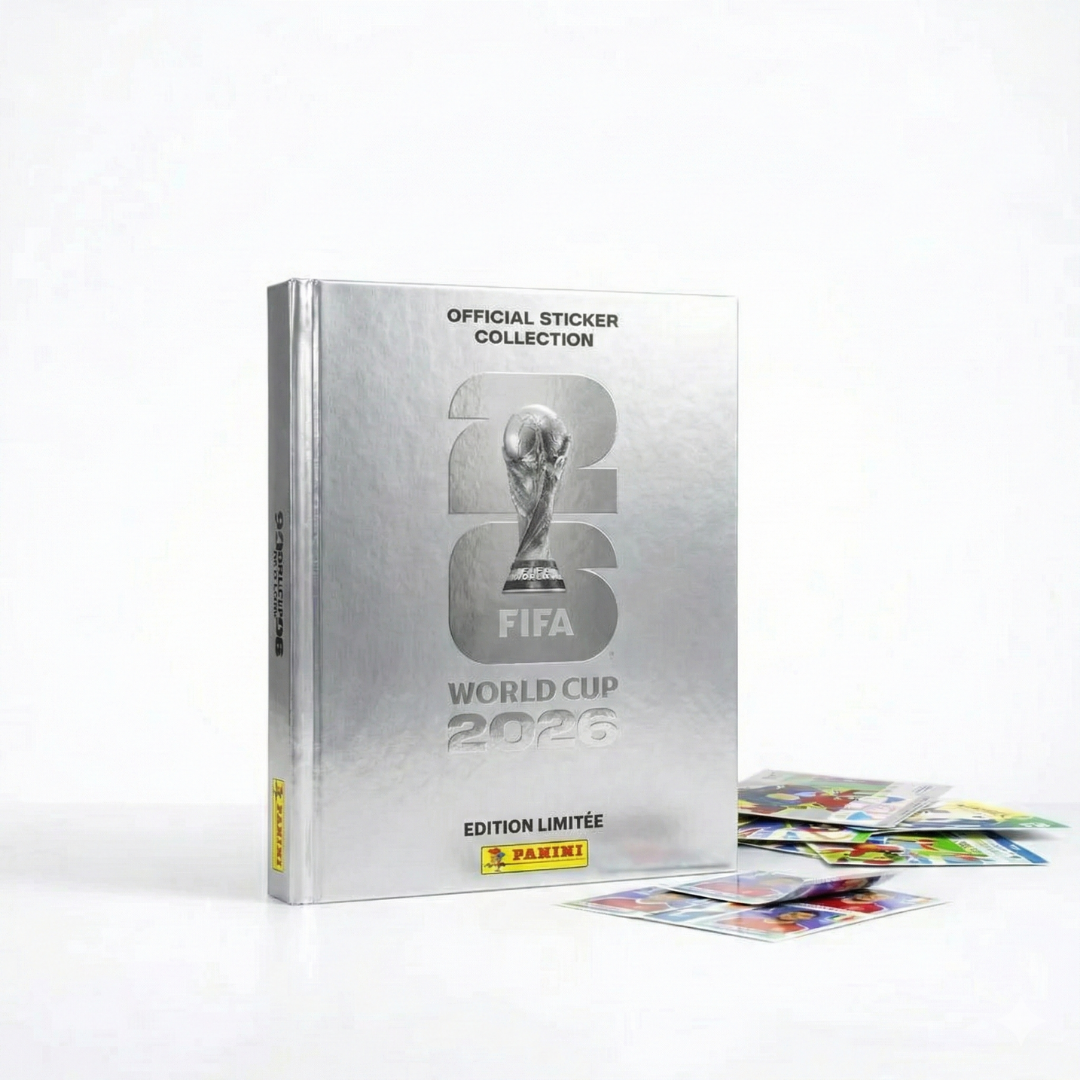 Álbum Oficial De Figurinha Copa Do Mundo FIFA 2026 – Edição Silver Capa Dura Premium